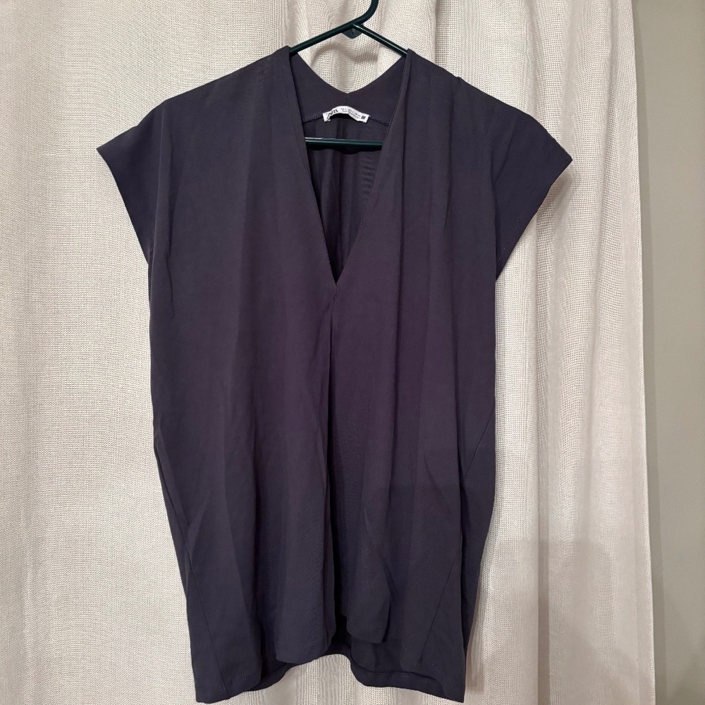 Zara V neck T shirt